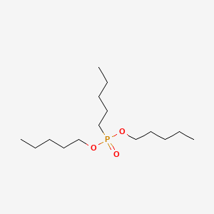 molecular formula C15H33O3P B1596535 Dipentyl pentylphosphonate CAS No. 6418-56-0