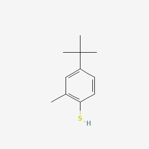 molecular formula C11H16S B1596540 4-叔丁基-邻甲硫酚 CAS No. 15570-10-2