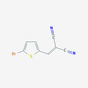 molecular formula C8H3BrN2S B1596552 Propanedinitrile, [(5-bromo-2-thienyl)methylene]- CAS No. 81020-78-2