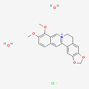 molecular formula C20H22ClNO6 B1596559 盐酸小檗碱二水合物 CAS No. 5956-60-5