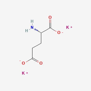 molecular formula C5H8KNO4· H2O<br>C5H7K2NO4 B1596567 单钾谷氨酸 CAS No. 24595-14-0