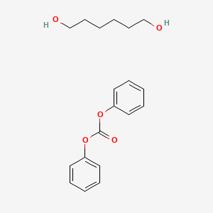molecular formula C19H24O5 B1596568 Carbonic acid, diphenyl ester, polymer with 1,6-hexanediol CAS No. 29862-10-0