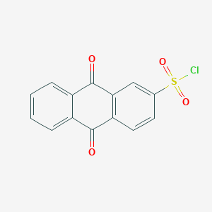 molecular formula C14H7ClO4S B1596588 2-Anthraquinonesulfonyl chloride CAS No. 2381-23-9