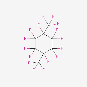 molecular formula C8F16 B1596589 1,1,2,2,3,4,4,5,5,6-Decafluoro-3,6-bis(trifluoromethyl)cyclohexane CAS No. 374-77-6