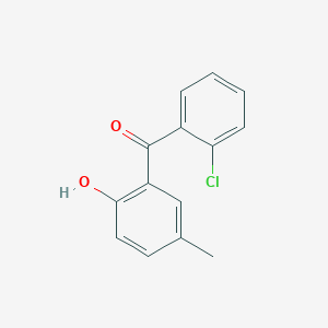 molecular formula C14H11ClO2 B1596592 2'-Chloro-2-hydroxy-5-methylbenzophenone CAS No. 6280-52-0