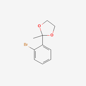 molecular formula C10H11BrO2 B1596594 2-(2-溴苯基)-2-甲基-1,3-二氧戊环 CAS No. 50777-64-5