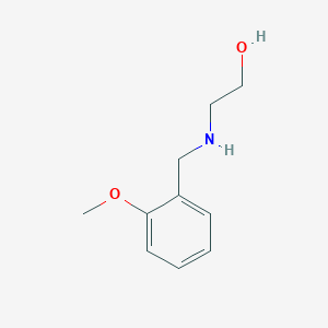 molecular formula C10H15NO2 B1596603 2-[(2-Methoxybenzyl)amino]ethanol CAS No. 109926-15-0