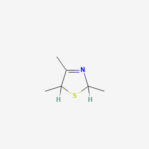 B1596606 2,4,5-Trimethyl-2,5-dihydro-1,3-thiazole CAS No. 60633-24-1