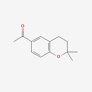 molecular formula C13H16O2 B1596608 2,2-二甲基-6-乙酰基色苷 CAS No. 32333-31-6