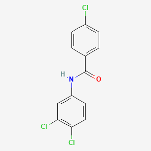 molecular formula C13H8Cl3NO B1596630 4-氯-N-(3,4-二氯苯基)苯甲酰胺 CAS No. 56661-50-8