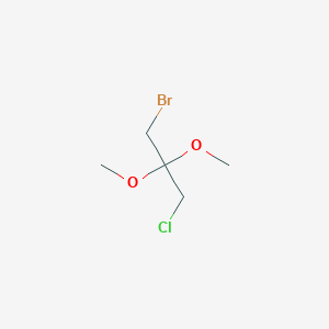molecular formula C5H10BrClO2 B1596636 1-溴-3-氯-2,2-二甲氧基丙烷 CAS No. 22089-54-9