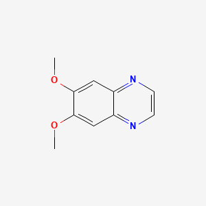 molecular formula C10H10N2O2 B1596642 6,7-二甲氧基喹喔啉 CAS No. 6295-29-0
