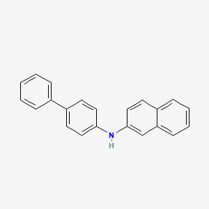 molecular formula C22H17N B1596644 n-(2-萘基)联苯-4-胺 CAS No. 6336-92-1