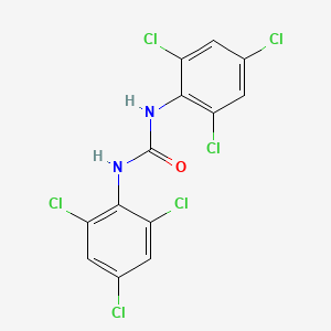 B1596654 Carbanilide, 2,2',4,4',6,6'-hexachloro- CAS No. 20632-35-3