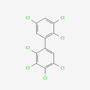 molecular formula C12H3Cl7 B1596655 2,2',3,3',4,5,5'-七氯联苯 CAS No. 52663-74-8