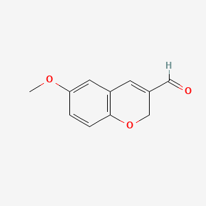 molecular formula C11H10O3 B1596660 6-甲氧基-2H-香豆素-3-甲醛 CAS No. 57543-40-5