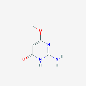 molecular formula C5H7N3O2 B1596676 2-氨基-6-甲氧基嘧啶-4-醇 CAS No. 59081-28-6