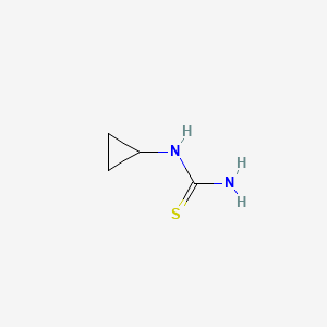 molecular formula C4H8N2S B1596692 N-环丙基硫脲 CAS No. 56541-14-1