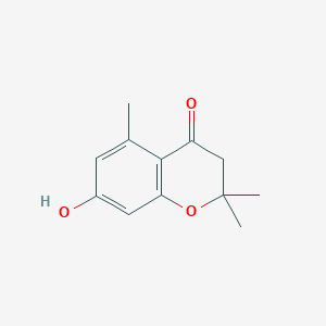 B1596697 7-Hydroxy-2,2,5-trimethyl-2,3-dihydro-4H-chromen-4-one CAS No. 20052-60-2