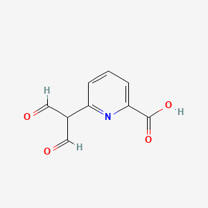 molecular formula C9H7NO4 B1596699 6-(1,3-二氧代丙-2-基)吡啶-2-羧酸 CAS No. 212755-80-1