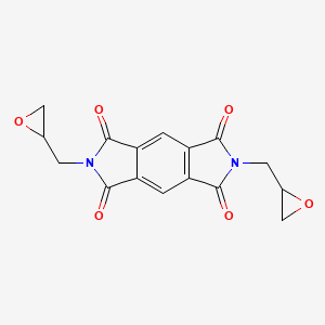molecular formula C16H12N2O6 B1596703 2,6-Di(oxiran-2-ylmethyl)-1,2,3,5,6,7-hexahydropyrrolo[3,4-f]isoindole-1,3,5,7-tetraone CAS No. 23328-66-7