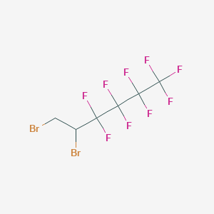 molecular formula C6H3Br2F9 B1596705 5,6-Dibromo-1,1,1,2,2,3,3,4,4-nonafluorohexane CAS No. 236736-19-9