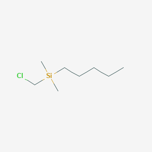 B1596723 Chloromethyldimethylpentylsilane CAS No. 73013-39-5