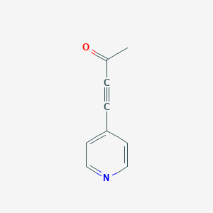 B159674 4-(Pyridin-4-yl)but-3-yn-2-one CAS No. 138852-30-9