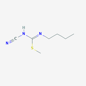 B1596741 3-Cyano-1-butyl-2-methylisothiourea CAS No. 5848-28-2