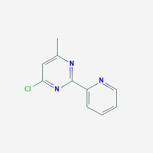molecular formula C10H8ClN3 B1596754 4-Chloro-6-methyl-2-(pyridin-2-yl)pyrimidine CAS No. 77168-31-1