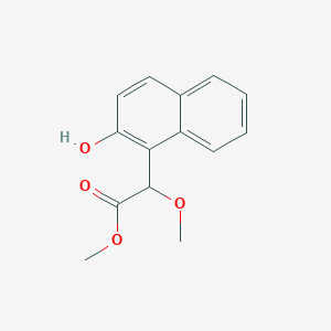 molecular formula C14H14O4 B1596758 2-(2-羟基-1-萘基)-2-甲氧基乙酸甲酯 CAS No. 624722-15-2