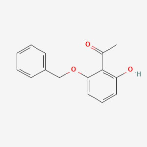 molecular formula C15H14O3 B1596768 1-[2-(苄氧基)-6-羟基苯基]乙酮 CAS No. 4047-24-9