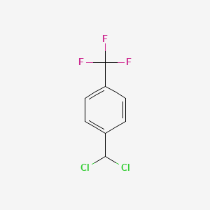 molecular formula C8H5Cl2F3 B1596774 4-(三氟甲基)苯甲酰氯 CAS No. 82510-98-3