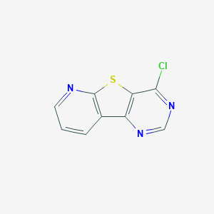 molecular formula C9H4ClN3S B1596777 4-氯吡啶并[3',2':4,5]噻吩并[3,2-d]嘧啶 CAS No. 55115-80-5