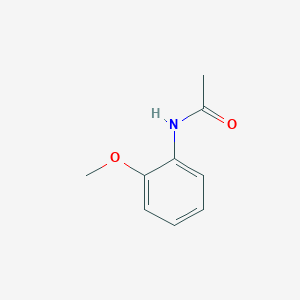 molecular formula C9H11NO2 B159678 N-(2-Methoxyphenyl)acetamide CAS No. 93-26-5