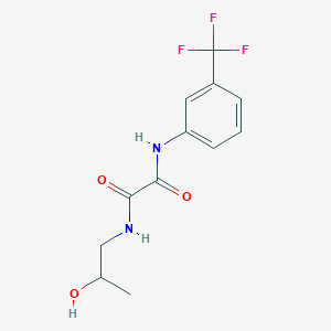 B1596796 N1-(2-hydroxypropyl)-N2-(3-(trifluoromethyl)phenyl)oxalamide CAS No. 433241-66-8