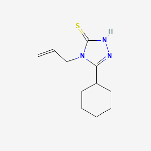 B1596807 4-allyl-5-cyclohexyl-4H-1,2,4-triazole-3-thiol CAS No. 590376-61-7