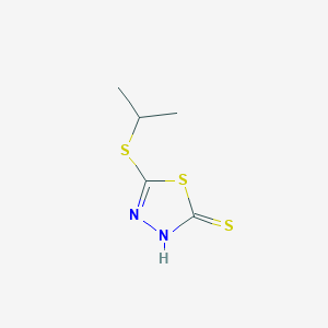 molecular formula C5H8N2S3 B1596808 5-异丙基硫代-1,3,4-噻二唑-2-硫醇 CAS No. 62868-67-1