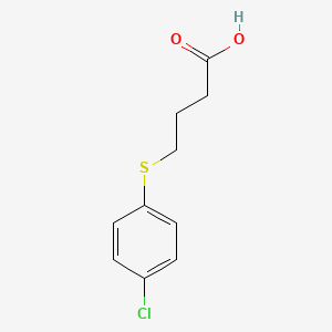 molecular formula C10H11ClO2S B1596810 4-[(4-氯苯基)硫烷基]丁酸 CAS No. 29193-63-3