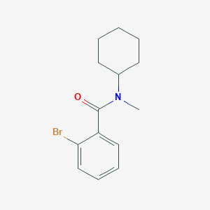 molecular formula C14H18BrNO B1596811 2-溴-N-环己基-N-甲基苯甲酰胺 CAS No. 349395-89-7