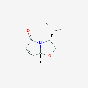 B1596820 (3R-cis)-(-)-2,3-Dihydro-3-isopropyl-7a-methylpyrrolo[2,1-b]oxazol-5(7aH)-one CAS No. 302911-94-0