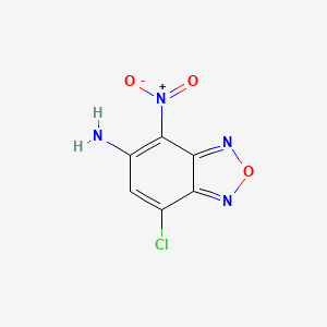 molecular formula C6H3ClN4O3 B1596824 7-氯-4-硝基-2,1,3-苯并恶二唑-5-胺 CAS No. 227199-11-3