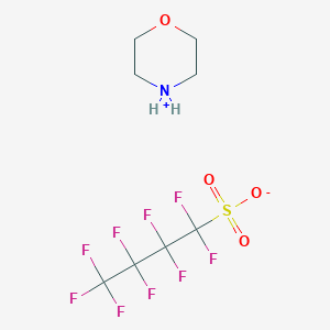 molecular formula C8H10F9NO4S B1596827 N-吗啉基壬氟丁烷磺酸盐 CAS No. 503155-89-3