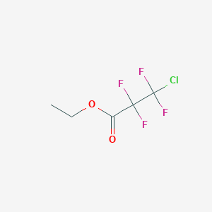 molecular formula C5H5ClF4O2 B1596837 3-氯四氟丙酸乙酯 CAS No. 24482-88-0