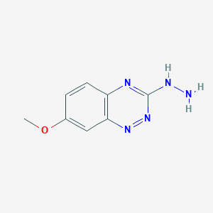 B1596842 3-Hydrazino-7-methoxy-1,2,4-benzotriazine CAS No. 75122-37-1