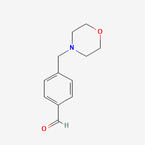 molecular formula C12H15NO2 B1596849 4-(吗啉甲基)苯甲醛 CAS No. 82413-63-6
