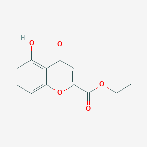 molecular formula C12H10O5 B1596855 5-羟基-4-氧代-4H-苯并呋喃-2-羧酸乙酯 CAS No. 50521-64-7