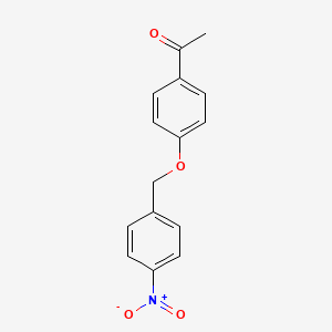 molecular formula C15H13NO4 B1596856 4'-(4-硝基苄氧基)苯乙酮 CAS No. 205748-03-4