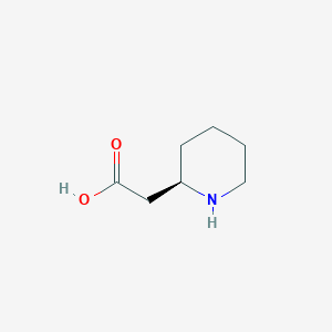 molecular formula C7H13NO2 B1596866 (R)-2-(Piperidin-2-yl)acetic acid CAS No. 69222-96-4