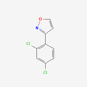 molecular formula C9H5Cl2NO B1596879 3-(2,4-二氯苯基)异恶唑 CAS No. 260973-78-2